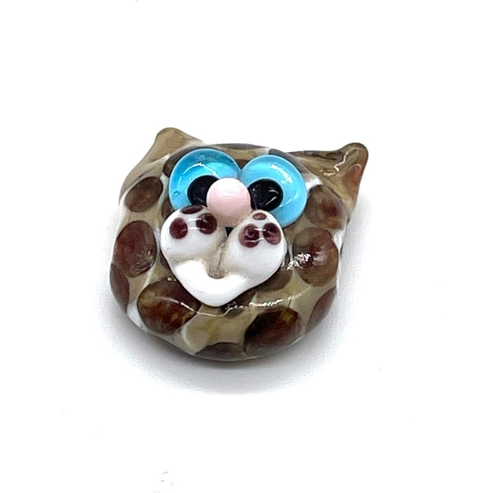 Helzberg Morano Glass Cat Charm